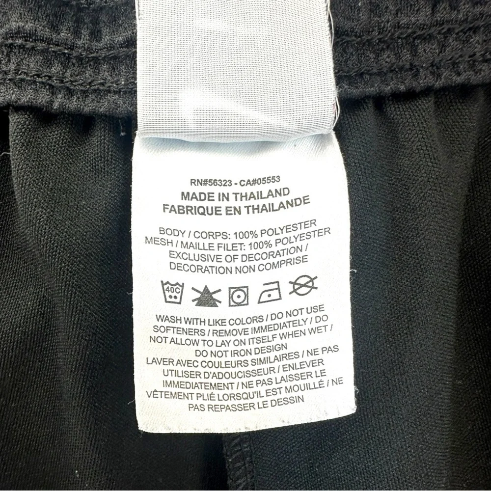 Nike Dri-FIT Black Athletic Pants Women S Elastic Drawstring Zip Ankle Pockets - Picture 10 of 11